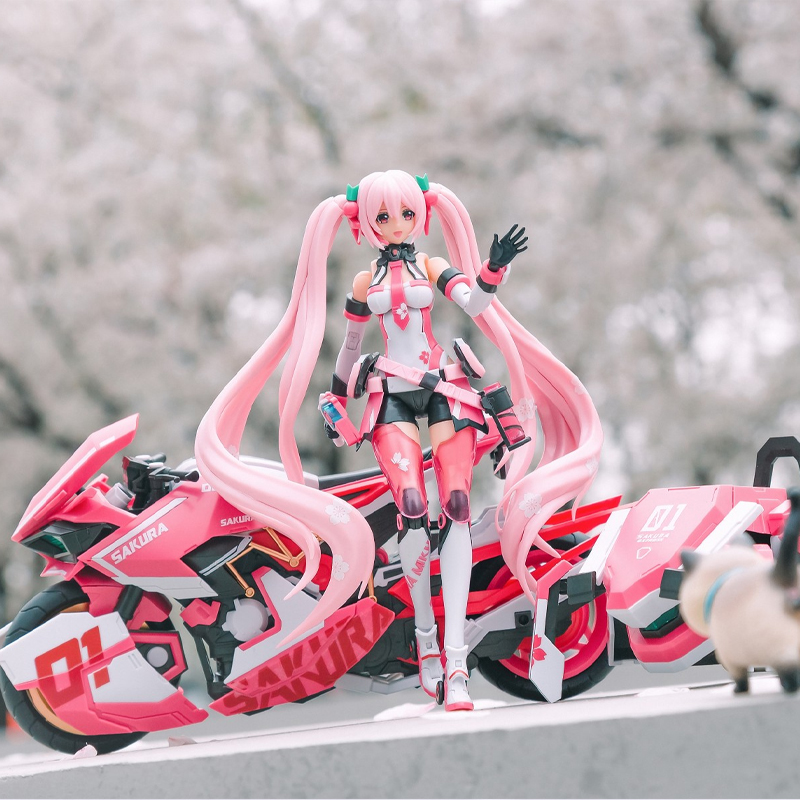 Model Kit Sonic - حقيقي Soskill Hatsune Miku Sakura Mirai: