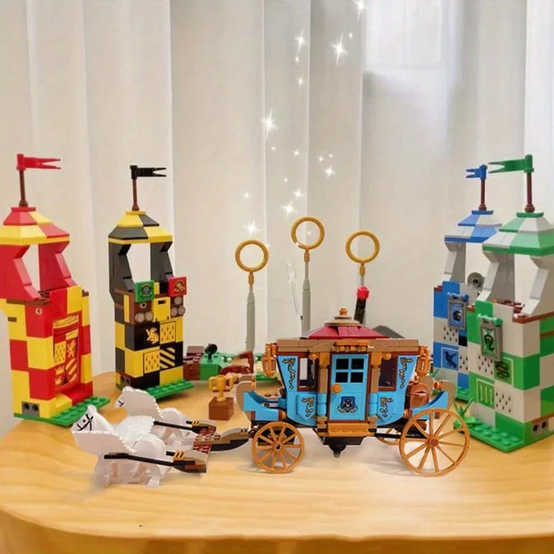 Model Kit Harry Potter - نموذج غرفة مباريات الكويدتش في حافلة