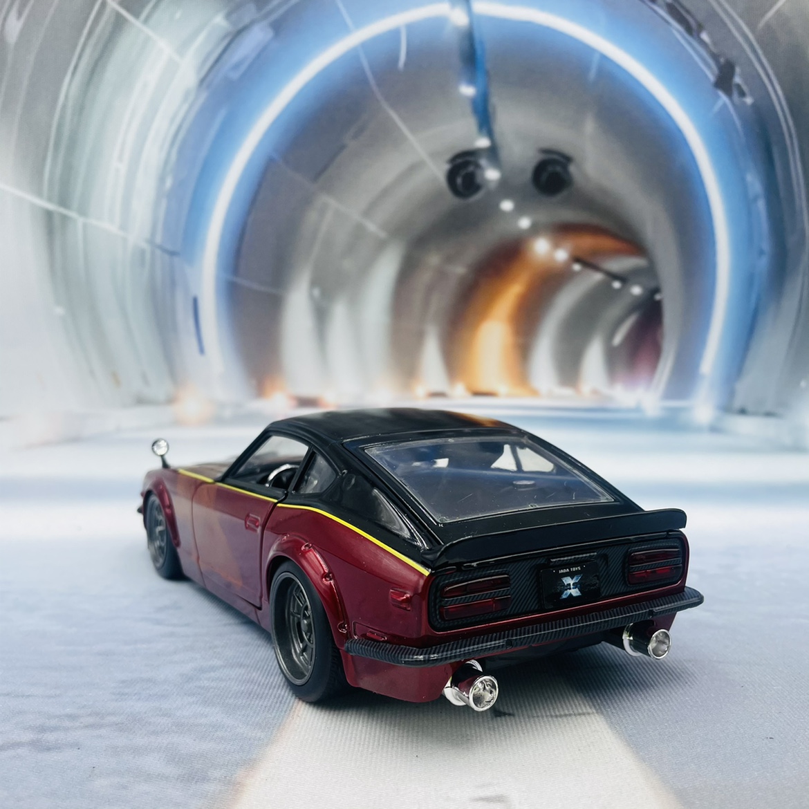 نموذج سيارة داتسون 240Z 1972 م - مراجعة Model Kit Mustang وسعره