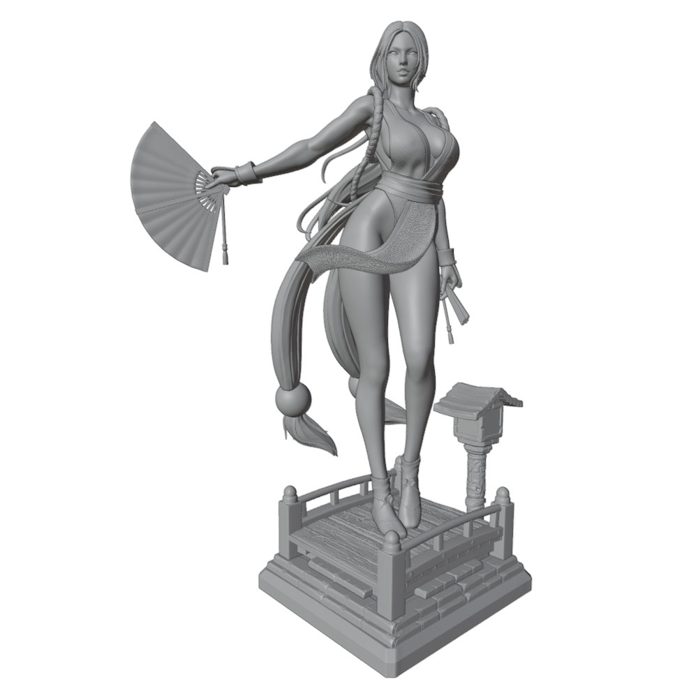 تمثال فتاة مثيرة بشعر طويل مصغ - مراجعة Model Kit Reshiram وسعره