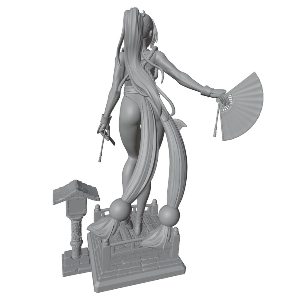 تمثال فتاة مثيرة بشعر طويل مصغ - مراجعة Model Kit Reshiram وسعره