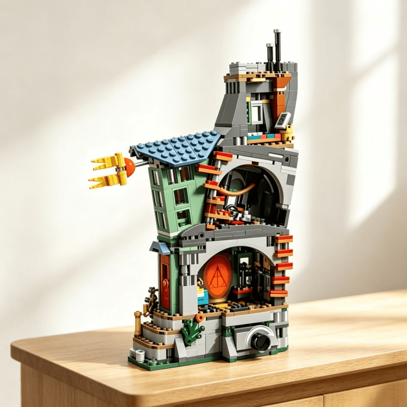 مجموعة بناء منزل سحري كلاسيكي  - مراجعة Model Kit Harry Potter وسعره