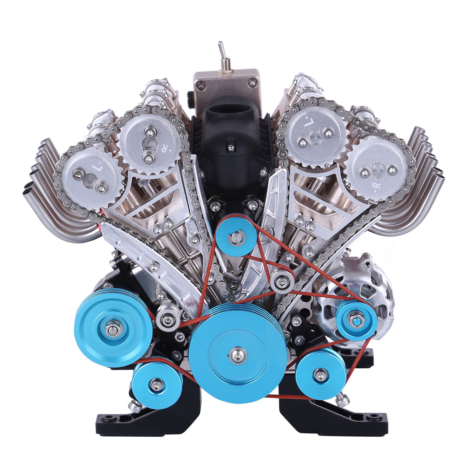 500 + قطعة DIY V8 محرك نموذج م - مراجعة Model Kit V8 Engine وسعره