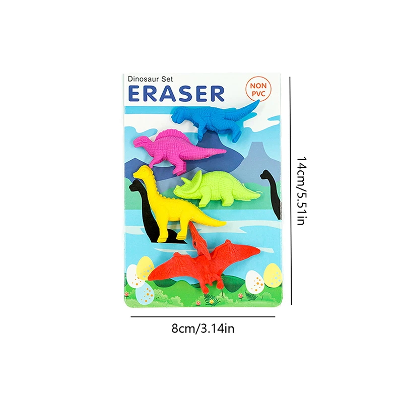 مجموعة من 4 قطع ممحاة إبداعية  - مراجعة Model Kit Dinosaur Bandai وسعره