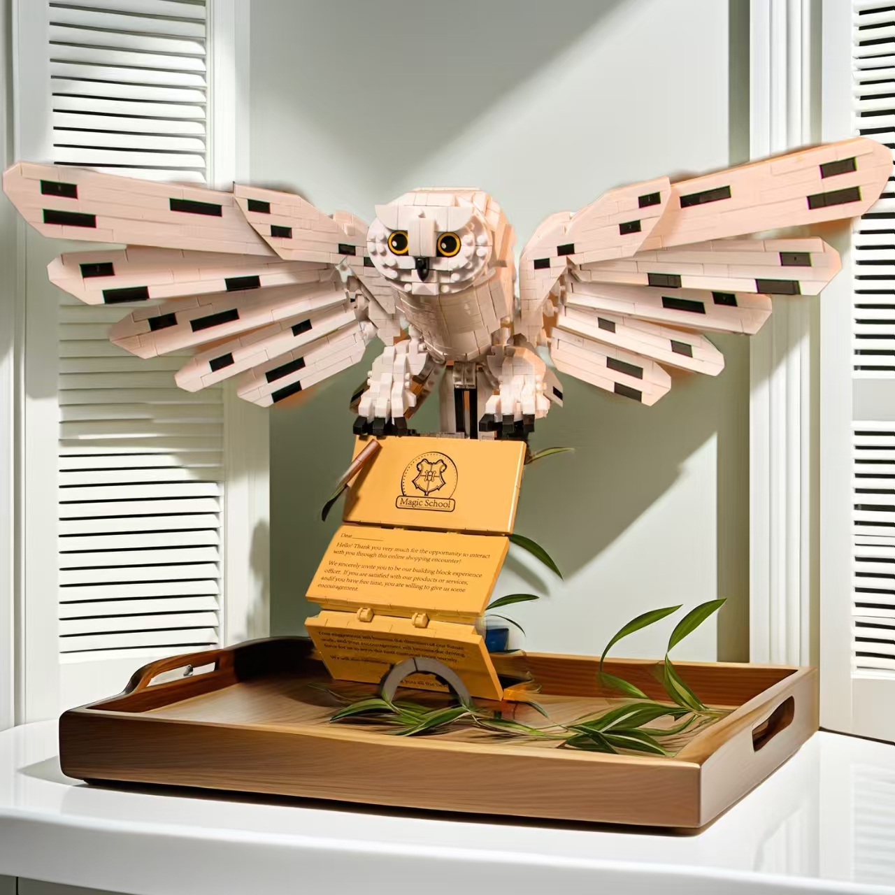 العالم السحري البومة الطبيب ال - مراجعة Model Kit Harry Potter وسعره