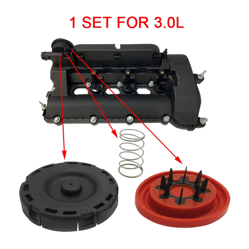 غطاء الصمام PCV مجموعة إصلاح ا - مراجعة Model Kit V8 وسعره