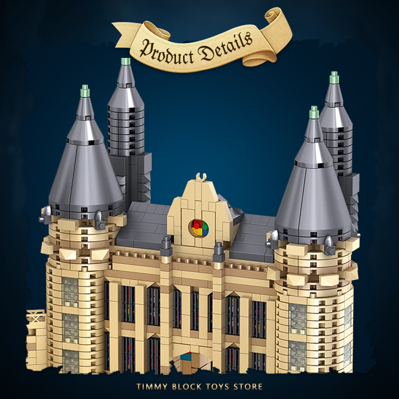 6000 قطعة من مكعبات بناء قلعة  - مراجعة Model Kit Harry Potter وسعره