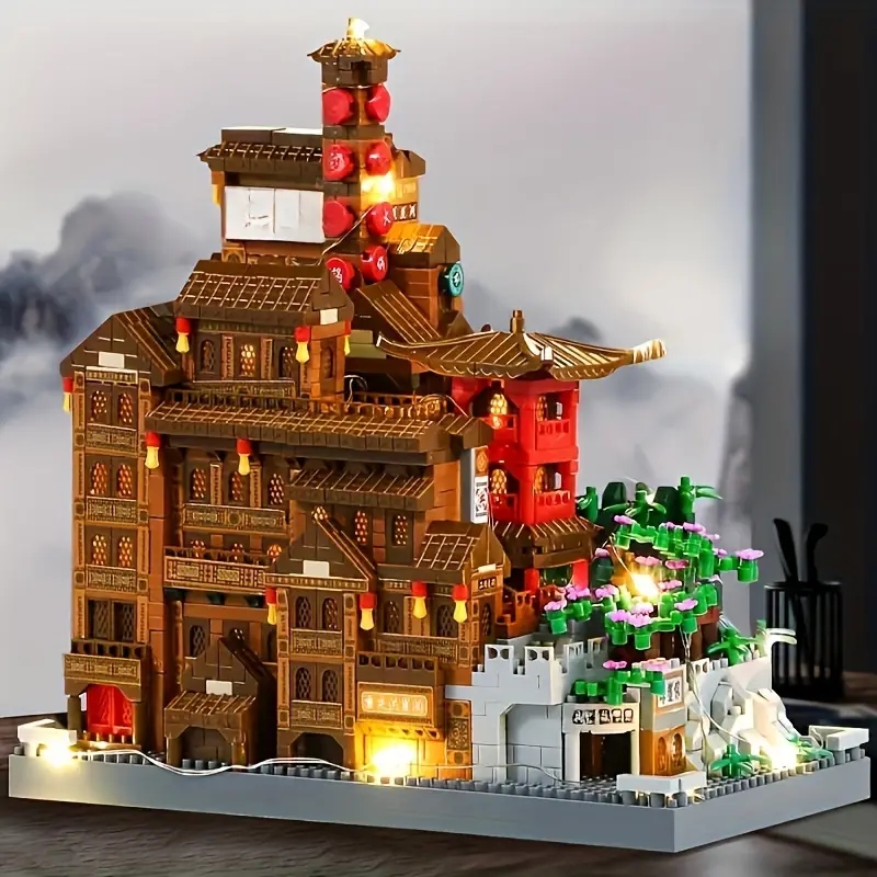 مجموعة مكعبات بناء كهف هونغياو - مراجعة Model Kit Harry Potter وسعره