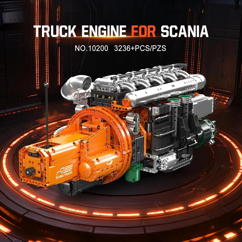 مجموعة موديل محرك شاحنة V8 ثنا - مراجعة Model Kit V8 Engine وسعره
