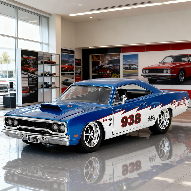جادا 1:24 بليموث الطريق عداء 1 - مراجعة Model Kit Mustang وسعره