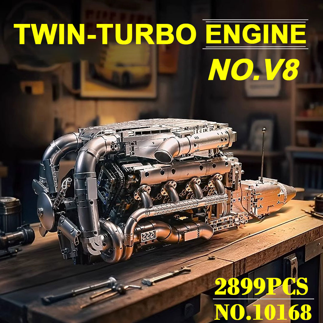 مجموعة محرك توربو مزدوجة من مو - مراجعة Model Kit V8 وسعره
