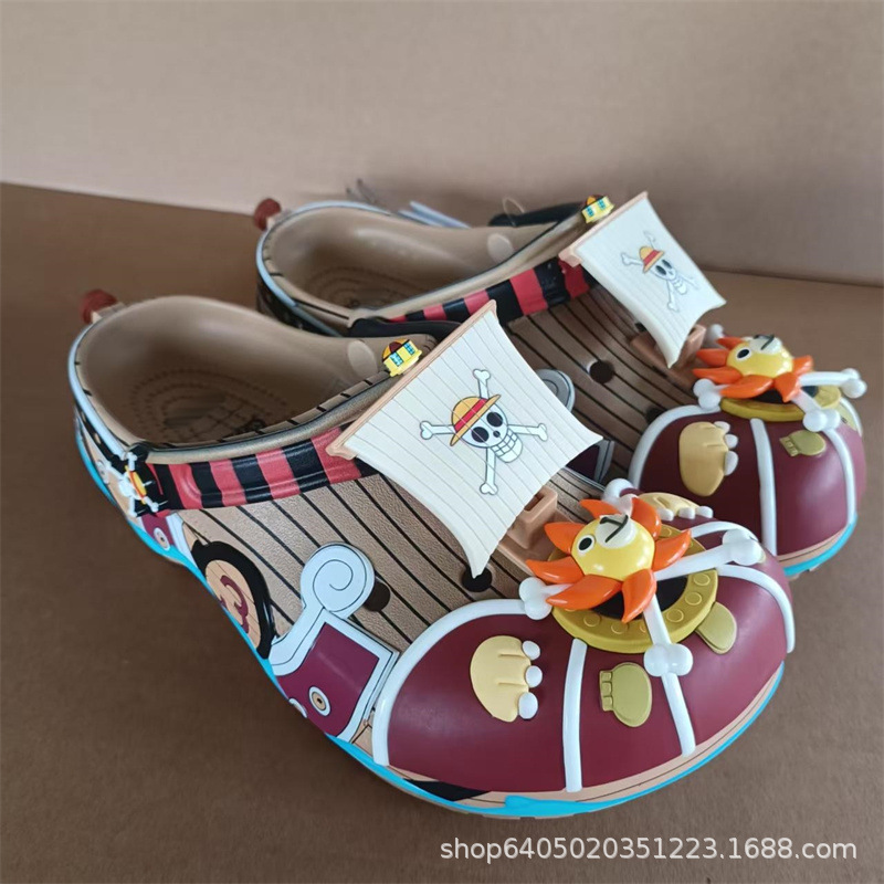 شبشب منزلي صيفي مسامي بتصميم ق - مراجعة Model Kit Thousand Sunny وسعره