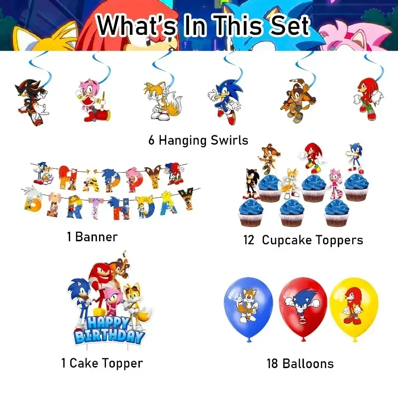 مجموعة ديكورات حفلة عيد ميلاد  - مراجعة Model Kit Sonic وسعره